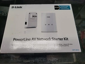 D-Link PowerLine AV Network Starter Kit DHP-307AV free shipping - Picture 1 of 5