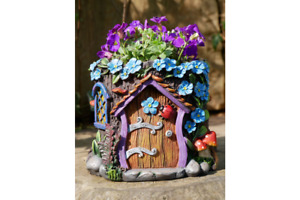 Resin Outdoor Garden Lawn Patio Fairy Pixie House Flower Herbs UK SELLER