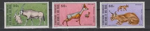 AFARS ET ISSAS 1973 FAUNA SELVAGGIA 3 VAL YVERT P.A. N° 80/82 MNH MF122080 - Imagen 1 de 1