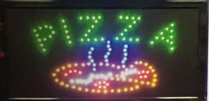 PIZZA Neon LED Sign,Store sign,Fast food to go shop,Business Sign,Windows Sign - Picture 1 of 1