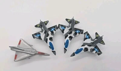 Tootsie Toy 3 Metal USAF F-16 Falcon Jets & 1 Metal Convair F-106 Delta Dart Jet - Image 1 of 4