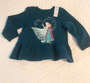 Sz 12mo disney Frozen II Anna & Elsa Sweatshirt NWT - Picture 1 of 7