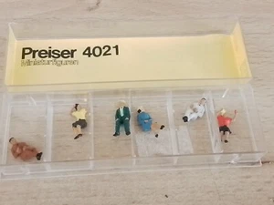 PREISER HO. REF 4021. FIGUREN FIGUREN SITZEND. IN BOX - Bild 1 von 3