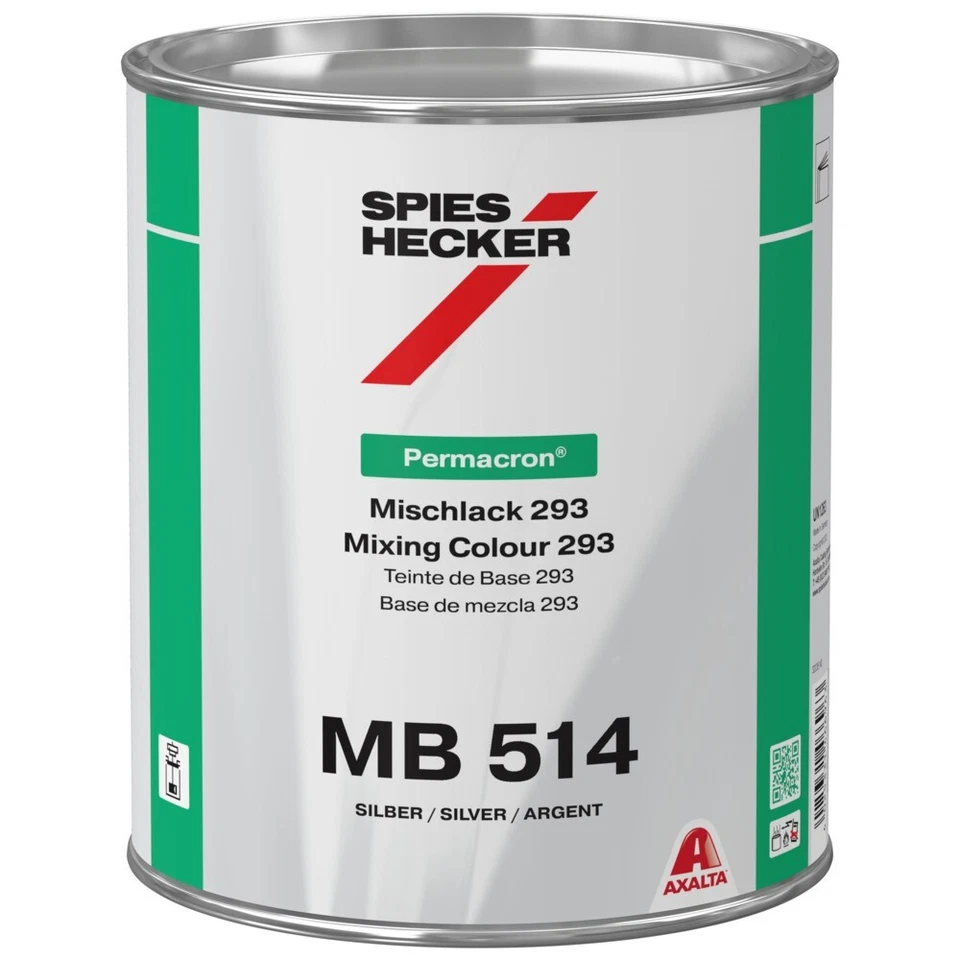 Spies Hecker MB 514 Permacron Basislack 3,5 Liter Silber - Bild 1 von 1