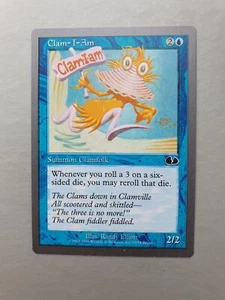 Clam-I-Am , MTG Unglued (1998). Common Blue Creature NM - Picture 1 of 2