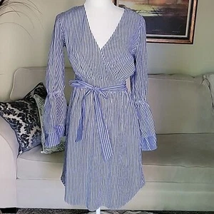 Vestido a rayas con cinturón A New Day - Imagen 1 de 10