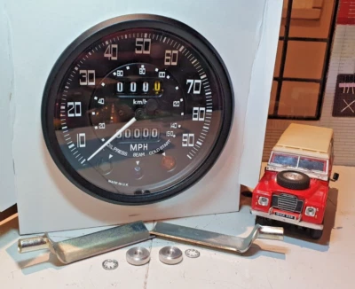 Land Rover Series 2a 3 Jaeger Smiths Speedo & Trip LWB 7.50 750 Tyre OEM PRC2769 - Image 1 of 4