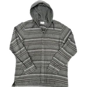 Billabong Core Fit Stretch Hoodie Jumper Button Sweater Pullover Men's Size L - Picture 1 of 9