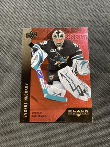 2009-10 UPPER DECK BLACK DIAMOND EVGENI NABOKOV SINGLE RUBY RED #ed 21/100