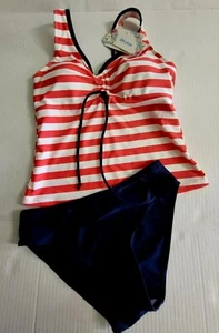 NWT Chrysea Tanky Bra Top Girls Swimsuit 10-12 Years - Picture 1 of 6