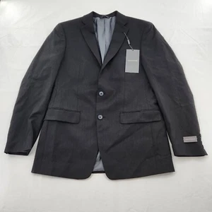 Blazer Van Heusen Para Hombres Talla 42 Traje Largo Separado Gris 2 Botones Delantero - Imagen 1 de 5