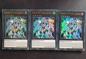 3x Yu-Gi-Oh! BLAR-DE070 número S39 Utopía der Blitz ultra raro casi nuevo 1ª edición - Imagen 1 de 1
