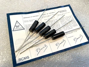 5 Stück Sfernice Metallfilmwiderstand 3,32 Ohm 1W 1% Typ RCMS1K3 drahtgebunden NEU - Bild 1 von 6