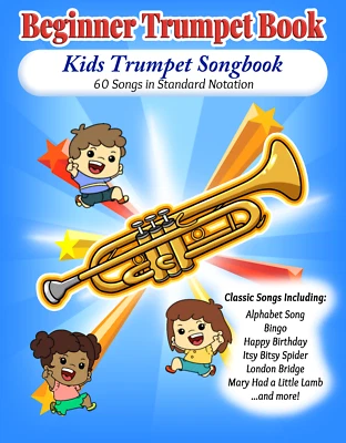 Trumpet Sheet Music - Beginner Trumpet Kids Book - PDF FILE FORMAT - Image 1 of 4