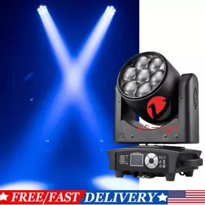 7x40W RGBW 4in1 LED Moving Head Stage Lighting DMX Wash DJ Disco Party Lights - Picture 1 of 15