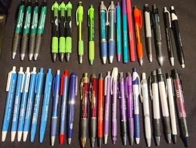LOT of 41 - Ballpoint Pens From Various Companies - Advertising and Promotion - Image 1 of 4