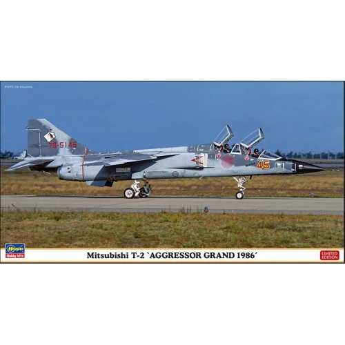 MITSUBISHI T-2 AGRESSOR GRAND 1986 KIT 1:48 Hasegawa Kit Aerei Nouveau modèle - Photo 1/1