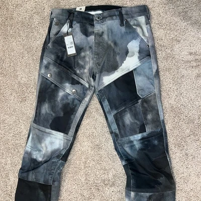 ⭐️ Jeans skinny masculino G-Star Raw Airblaze índigo vintage azul cinza $260 32x34⭐️  - Imagem 1 de 4