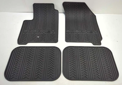 New OEM genuine Mopar Rubber Floor Mats 2009-2012 Dodge Journey 4 piece Black - Image 1 of 4
