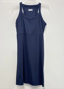 Columbia Navy Damen ärmellos Tank knielanges Kleid Sportbekleidung - Größe Medium - Bild 1 von 6