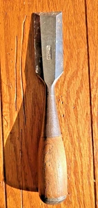 Cincel antiguo Stanley Sweetheart 1 1/4 ancho borde biselado vintage - Imagen 1 de 9