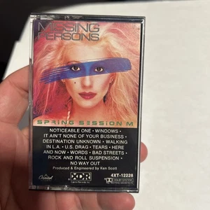Missing Persons Spring Session M Cassette Tape 4N 16460 Vintage 1982 - Picture 1 of 2