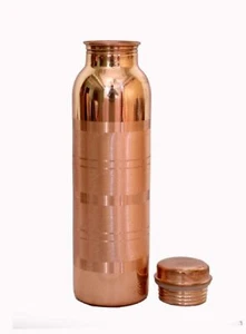 Silver Touch Copper Leak Proof Water Bottle For Home| office| Traveling 32 oz - Picture 1 of 3