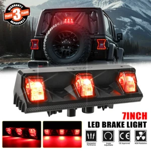 For 2018-2024 Jeep Wrangler JL Stop 3RD Third LED Brake Lights Smoked Taillight - Foto 1 di 15