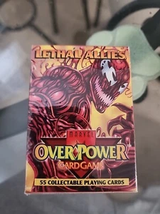 1995 Vintage Marvel Over Power Card Game LETHAL ALLIES and MUTANTS UNITE - Picture 1 of 5