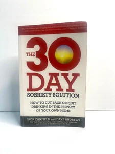 The 30 Day Sobriety Solution Jack Canfield Alcohol Self help p/b 2016 Free post - Picture 1 of 10