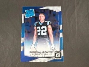 2017 PANINI DONRUSS OPTIC CHRISTIAN MCCAFFREY #168 RATED ROOKIE PANTHERS 49ERS - Picture 1 of 2