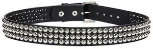 Conical Studded Belt Punk Rock Goth Metal Thrash Genuine Leather USA Funk Plus - Picture 1 of 4