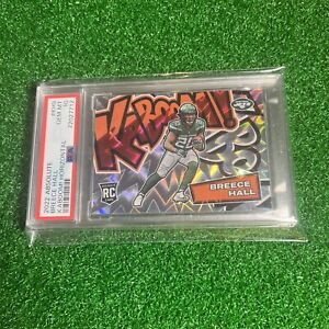 2022 Panini Absolute Kaboom! #KH9 Breece Hall Rookie Card RC Case Hit SSP PSA 10