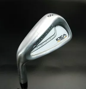 Left Handed Adams Idea Pro Forged 8 Iron Black Gold Regular Flex Steel Shaft - Picture 1 of 4