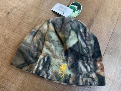 BROWNING - Juneau Beanie - Mossy Oak Breakup - Camo Hat - Bow Hunting - Fleece - Image 1 of 4