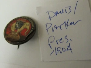 Vtg. 1904 Davis / Parker Presidential Campaign Button - Picture 1 of 6