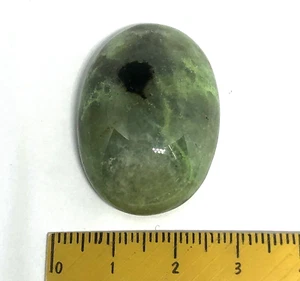 13gr RARE Chrysocolla Native Copper Crystal Chabochon Polished Indonesia - Picture 1 of 6