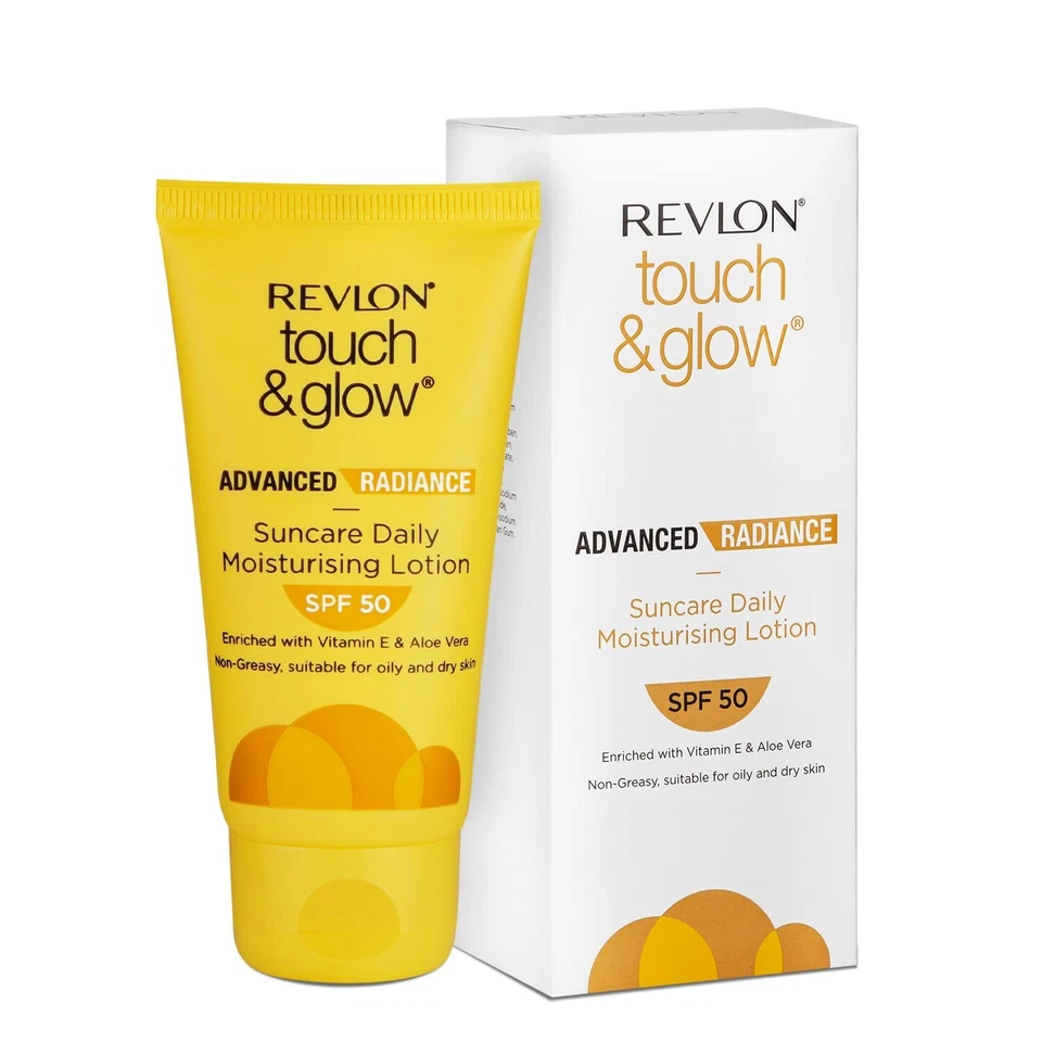 Revlon Touch & Glow Advanced Radiance Sun Care Spf 50 Moisturizing Lotion 50 g - Image 1 of 3