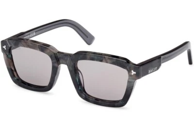 BALLY BY0107-H 05A Grey Havana Square Plastic Sunglasses Frame 52-22-145 - Image 1 of 3