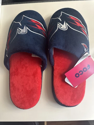 NHL capitals mens slip on slippers size 9-10 Cover