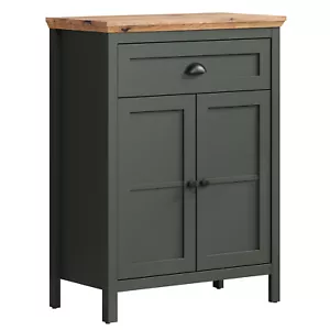 trendteam Kommode Sideboard Anrichte Schrank Stanton Tannengrün 77 x 102 cm - Bild 1 von 7