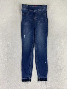 SPANX Womens Size XS Distressed Ankle Skinny Jeans Medium Wash 20203R - Picture 1 of 5