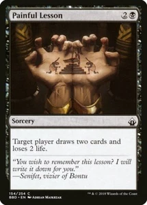 4 X MAGIC THE GATHERING - MTG - Battlebond BBD #154 Painful Lesson - Imagen 1 de 1
