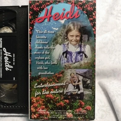 Heidi VHS Video Tape 2000 Maximilian Shell Jean Simmons Jen Foto 1 de 3
