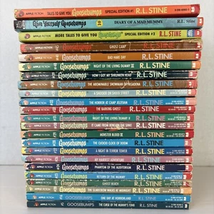 Lot of 25 Goosebumps Books First Editions Original 90's - Foto 1 di 9