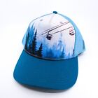 Ski Trucker Hat Mens Adjustable Snapback Mesh Back Ski Lift Cap Nature Sports