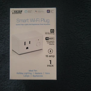 Feit Electric WI-FI SMART Plug Module 1 PACK  Alexa, Google Home 3 Prong - Picture 1 of 5