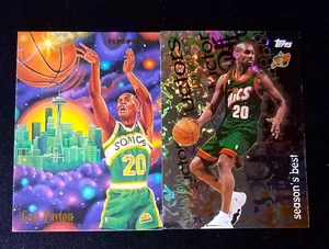 Gary Payton Fleer Fuse Box Topps Seasons Best SONICS HOF - Picture 1 of 3