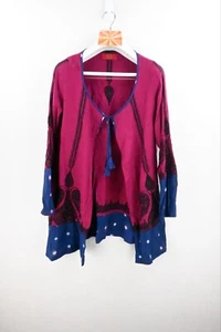 Tigerlily 'Bandhini" (converted from blouse) kimono in raspberry size UK8 - Picture 1 of 12