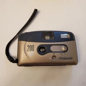 POLAROID 200 Bf FOCUS FREE 35MM Film Camera Black &Gold Color Not Tested As Is - Picture 1 of 7